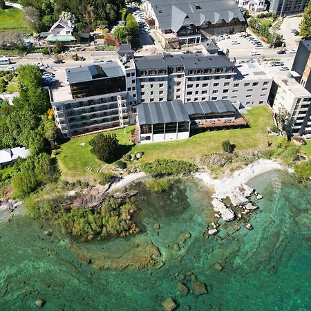 Alma Del Lago Suites & Spa ซานคาร์ลอส เด บาริโลเช ภายนอก รูปภาพ Aerial view of the hotel