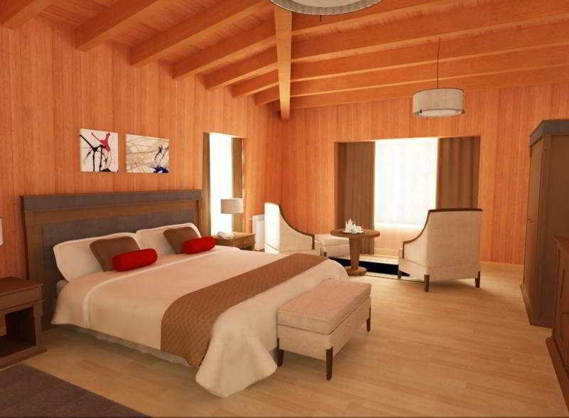 Alma Del Lago Suites & Spa ซานคาร์ลอส เด บาริโลเช ภายนอก รูปภาพ 3D rendering of a bedroom